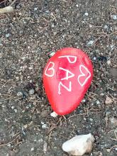 Piedras pintadas para decorar el jardín de la paz